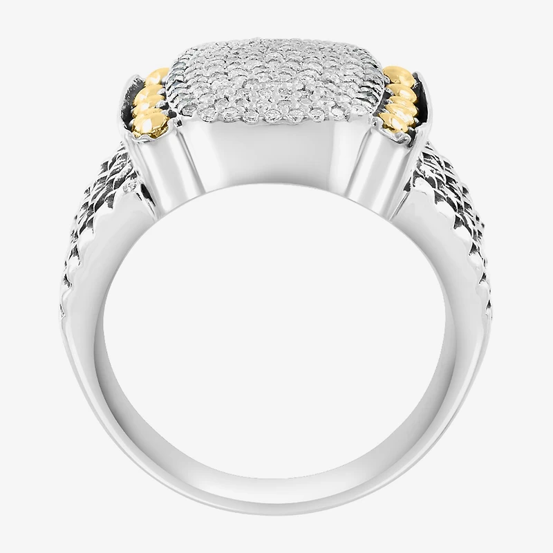 Effy Final Call Limited Quantities! Womens 3/8 CT. T.W. Genuine White Diamond 18K Gold Over Silver Band