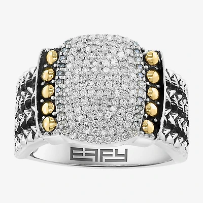 Effy Final Call Limited Quantities! Womens 3/8 CT. T.W. Genuine White Diamond 18K Gold Over Silver Band
