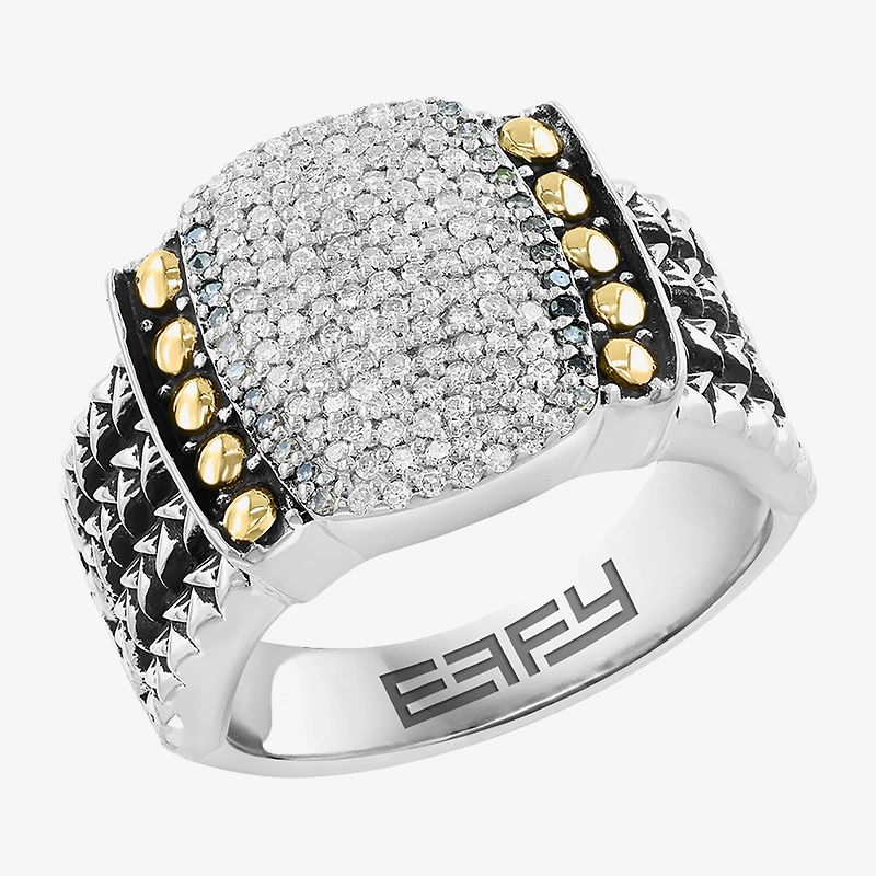 Effy Final Call Limited Quantities! Womens 3/8 CT. T.W. Genuine White Diamond 18K Gold Over Silver Band
