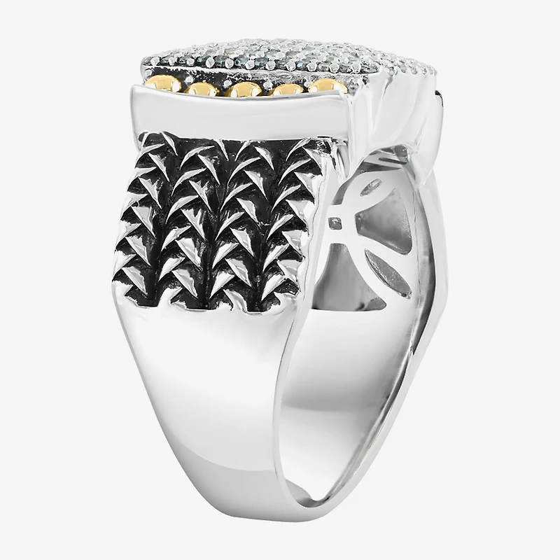 Effy Final Call Limited Quantities! Womens 3/8 CT. T.W. Genuine White Diamond 18K Gold Over Silver Band