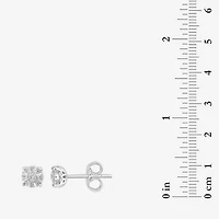 Effy Final Call Limited Quantities! 1/10 CT. T.W. Natural White Diamond Sterling Silver 5.2mm Round Stud Earrings