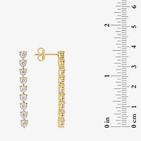 Effy Final Call Limited Quantities! Womens 3/4 CT. T.W. Lab Grown White Diamond 14K Gold Drop Earrings
