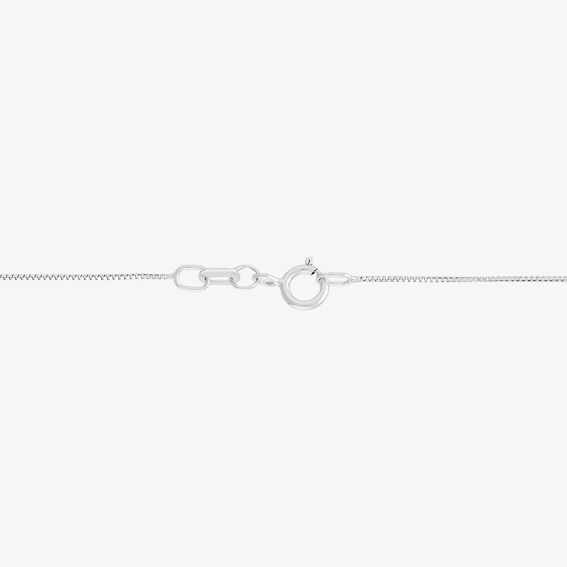 (H-I/Si2) Womens 1/2 CT. T.W. Lab Grown White Diamond Sterling Silver Oval 18 Inch Pendant Necklace