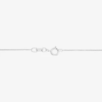 (H-I/Si2) Womens 1/2 CT. T.W. Lab Grown White Diamond Sterling Silver Oval 18 Inch Pendant Necklace