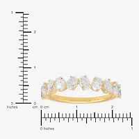 (H-I / Si2) Womens 1 1/2 CT. T.W. Lab Grown White Diamond 10K Gold Wedding Band
