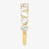 (H-I / Si2) Womens 1 1/2 CT. T.W. Lab Grown White Diamond 10K Gold Wedding Band