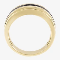 (Champagne / I2-I3) Mens 9M 1 CT. T.W. Genuine Brown Diamond 10K Gold Wedding Band