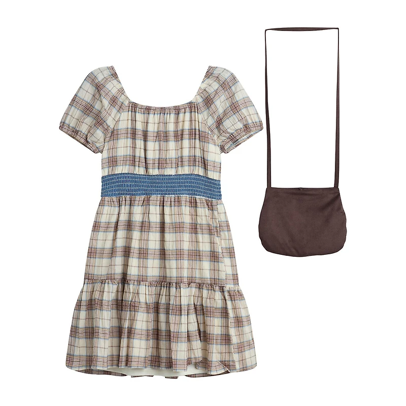 Byer California Girls 2-pc. Short Sleeve Puffed A-Line Dress