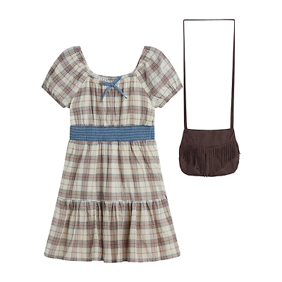 Byer California Girls 2-pc. Short Sleeve Puffed A-Line Dress