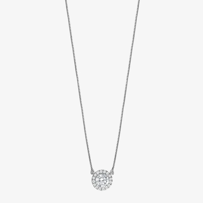 (G/Si1-Si2) Womens 1 CT. T.W. Lab Grown White Diamond Sterling Silver Cushion 2-pc. Jewelry Set