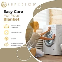 SUPERIOR® Metro Woven Zig-Zag Chevron Cotton Multi-Use Throw