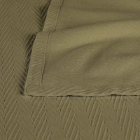 SUPERIOR® Metro Woven Zig-Zag Chevron Cotton Multi-Use Throw