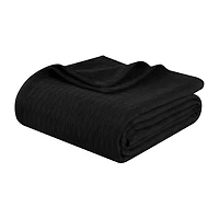 SUPERIOR® Diamond Weave Breathable Cotton All-Season Throw