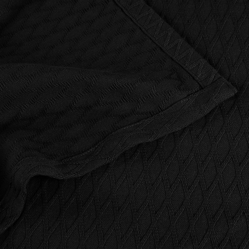 SUPERIOR® Diamond Weave Breathable Cotton All-Season Throw