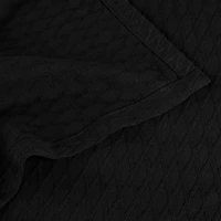 SUPERIOR® Diamond Weave Breathable Cotton All-Season Throw