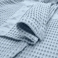 SUPERIOR® Mai Waffle Weave Honeycomb Textured Cotton  Multi-Use Throw