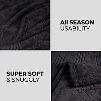 SUPERIOR® Alaska Diamond Quilted Polyester Fleece Multi-Use Throw