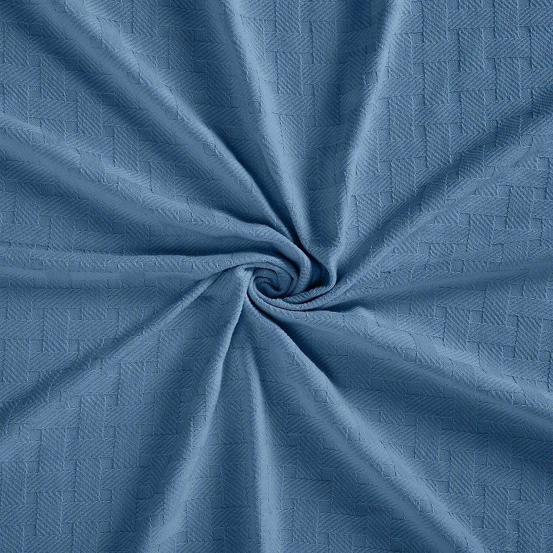 SUPERIOR® Basketweave Breathable Cotton Multi-Use Throw
