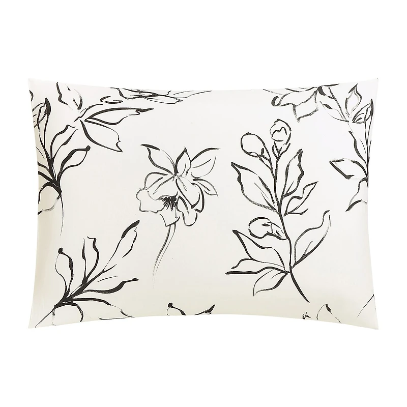 Dee Ocleppo Inked Floral Sateen 3-pc. Reversible Comforter Set