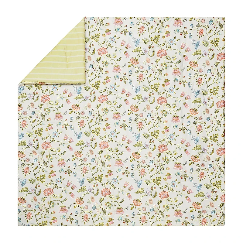 spartina 449 Sugar Mill Floral Sateen 3-pc. Reversible Comforter Set