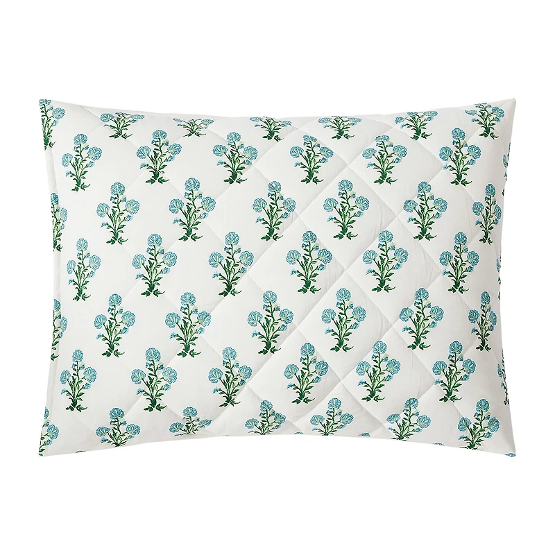 Laurel & Mayfair Paradise Stamp Floral 3-pc. Quilt Set