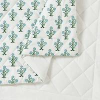 Laurel & Mayfair Paradise Stamp Floral 3-pc. Quilt Set