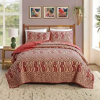 JUNGALOW by Justina Blakeney Verona Cotton 3-pc. Reversible Quilt Set