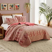 JUNGALOW by Justina Blakeney Verona Cotton 3-pc. Reversible Quilt Set