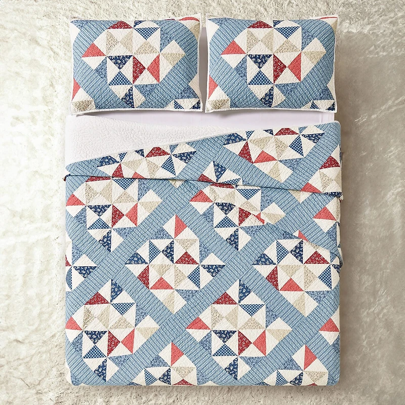Modern Heirloom Americana Heartland Pieced Quilt Set
