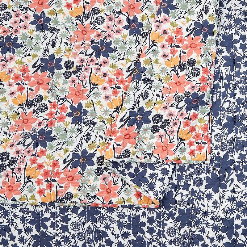 spartina 449 Marsh Hens Cotton 3-pc. Reversible Quilt Set