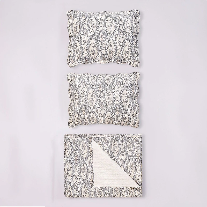 spartina 449 Jonas Hundred Cotton 3-pc. Quilt Set