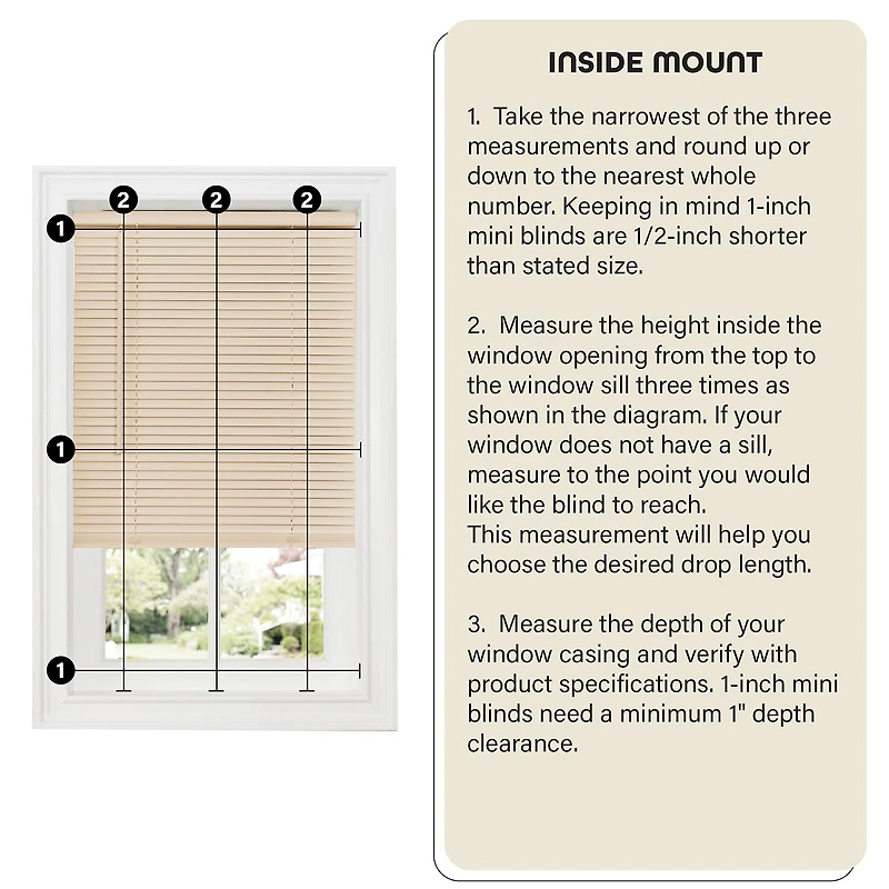 GII Cordless Morning Star Vinyl Mini Blinds