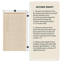 GII Cordless Morning Star Vinyl Mini Blinds