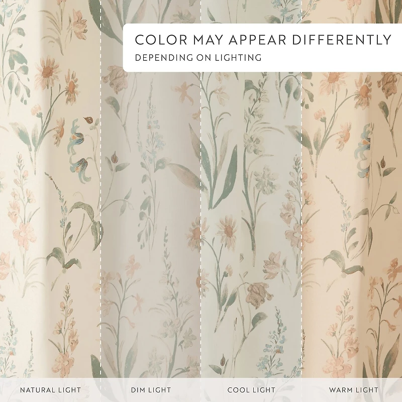 Casual Comfort Polyester Printed Shower Curtain