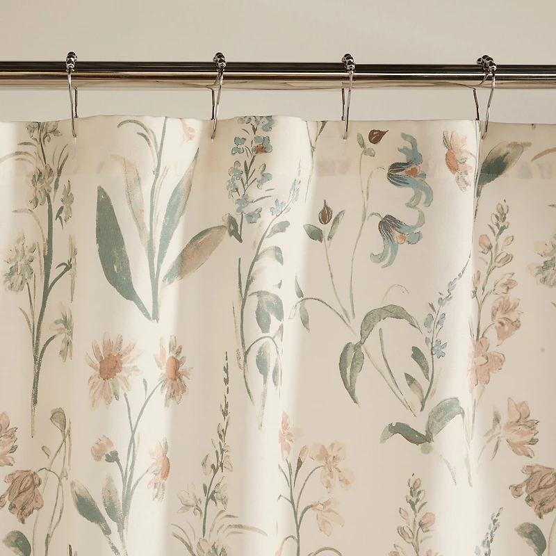 Casual Comfort Polyester Printed Shower Curtain