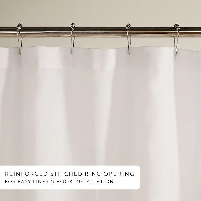 Casual Comfort Polyester Printed Shower Curtain