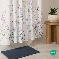 Casual Comfort Polyester Printed Shower Curtain