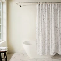 Casual Comfort Cotton Blend Floral Shower Curtain