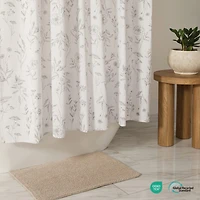 Casual Comfort Cotton Blend Floral Shower Curtain