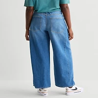 Arizona Womens Juniors Plus Baggy Fit Jean