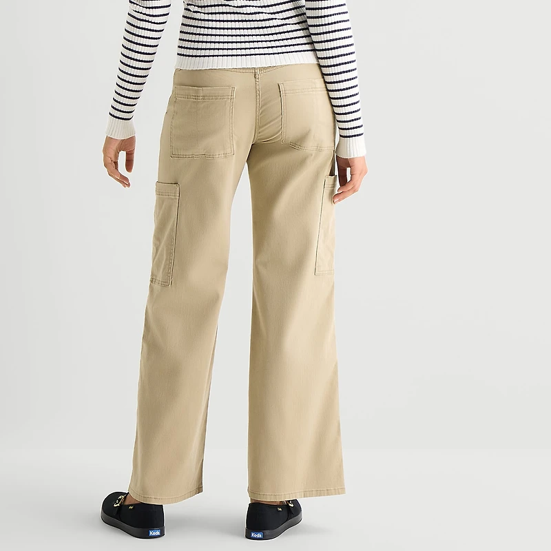 Arizona Womens Juniors Low Rise Cargo Pant