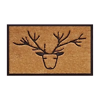 Calloway Mills Deer Outdoor Rectangular Doormat