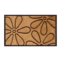 Calloway Mills Flowers Outdoor Rectangular Doormat