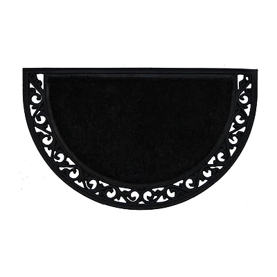 Calloway Mills Black Arch Outdoor Rectangular Doormat