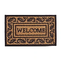 Calloway Mills Border Welcome Outdoor Rectangular Doormat