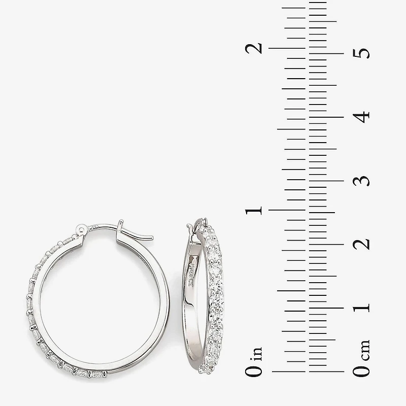 DiamonArt® Cubic Zirconia Hoop Earrings