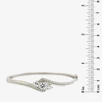 DiamonArt® 3-Stone Cubic Zirconia Bangle