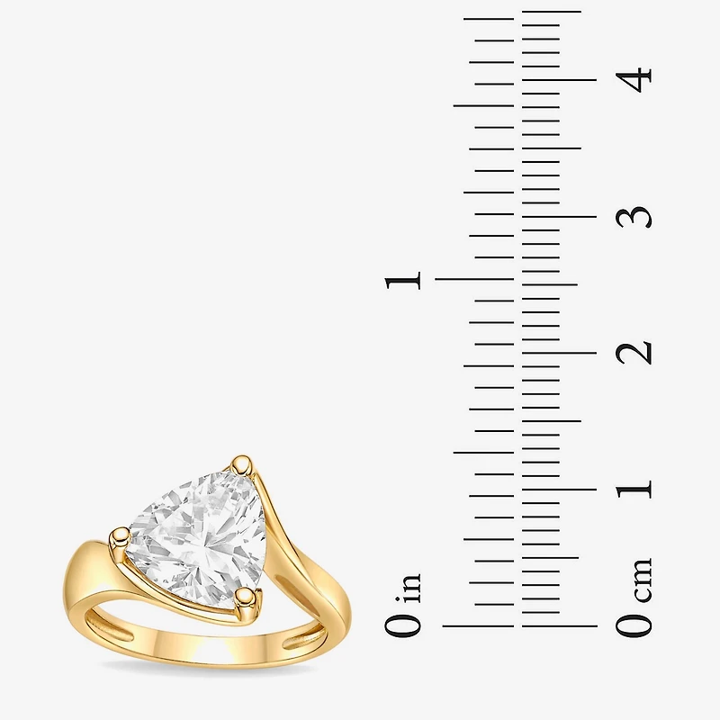 Diamonart Womens Cubic Zirconia Sterling Silver Bypass Fashion Ring