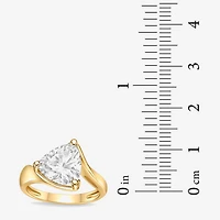 Diamonart Womens Cubic Zirconia Sterling Silver Bypass  Fashion Ring
