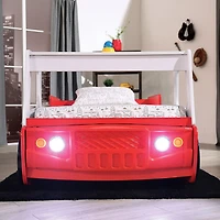 Mitta Wheeled Race Car Platform Bed